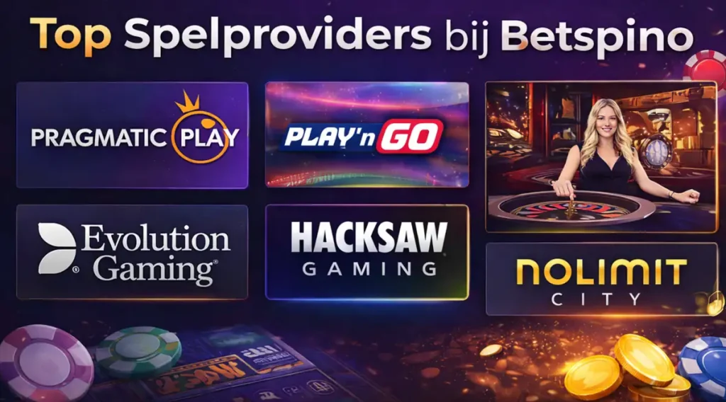 top spelproviders bij Betspino Casino Review