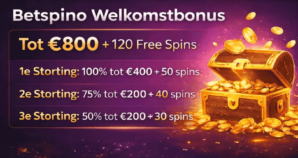 Betspino welkomstbonus